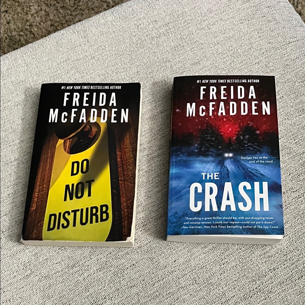 Freida McFadden book set- do not disturb and the crash